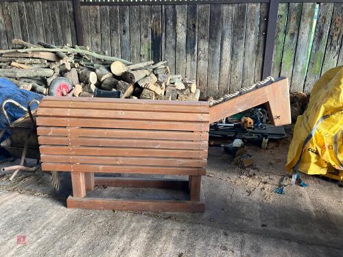 LARGE WOODEN HORSE