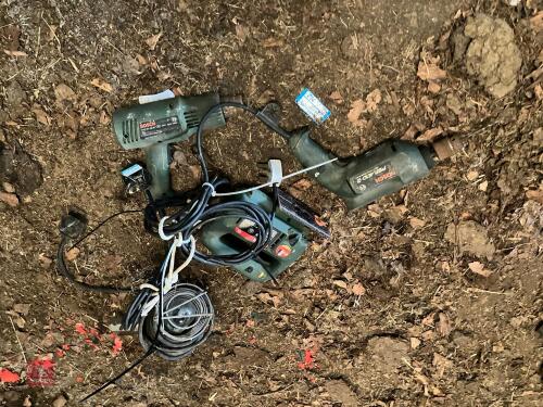 BOSCH JIGSAW, HEATGUN, DRILL ETC