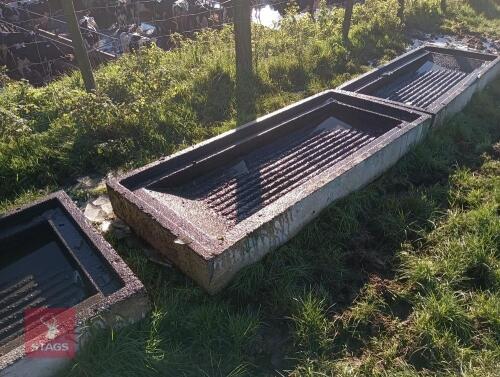 3 CONCRETE FOOT BATHS