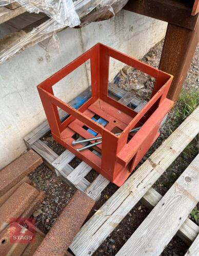 CONCRETE BLOCK COUNTER WEIGHT FRAME
