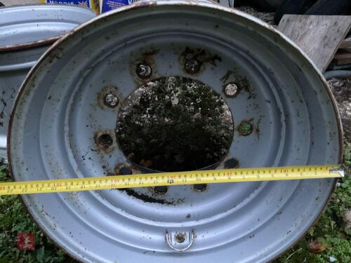 PAIR OF TRAILER WHEEL RIMS