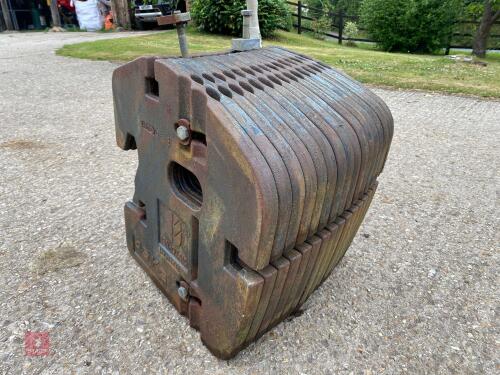 16 X 45KG NEW HOLLAND WEIGHTS