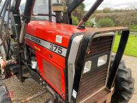1990 MASSEY FERGUSON 375 2WD TRACTOR - 4