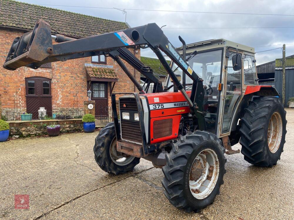1990 MASSEY FERGUSON 375 2WD TRACTOR