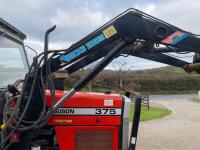 1990 MASSEY FERGUSON 375 2WD TRACTOR - 8
