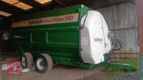2017 KEENAN MECHFIBER 380 MIXER WAGON S/R