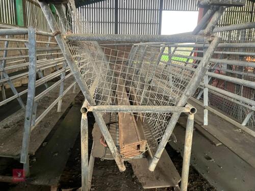 HOMEMADE 16' INDOOR HAY FEEDER (2)