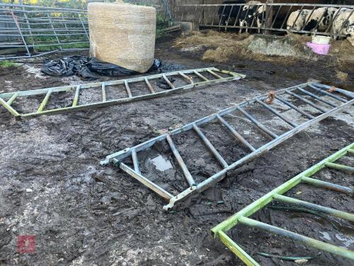 2 X 14'6'' CATTLE FEED BARRIERS (3)