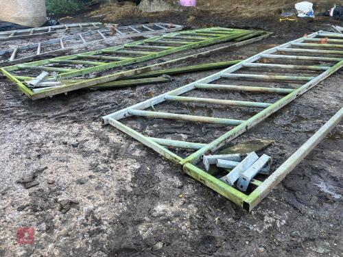 2 CATTLE FEED BARRIERS (2)