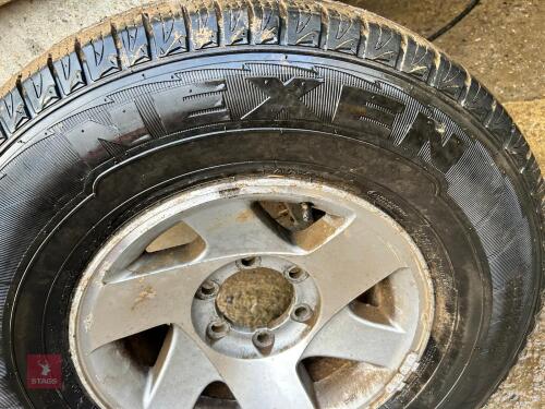 WHEEL AND TYRE FOR L200