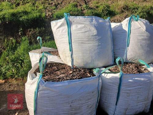2 DUMPY BAGS OF WOOD CHIP/MULCH