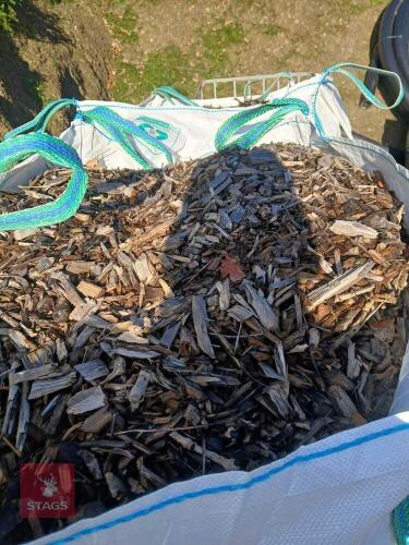 2 DUMPY BAGS OF WOOD CHIP/MULCH