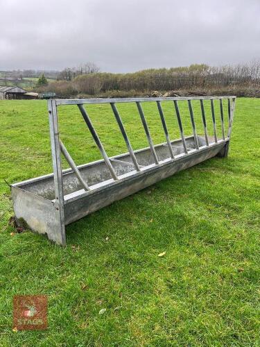 15' FEED TROUGH BARRIER