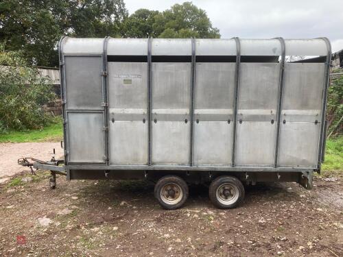 12' IFOR WILLIAMS CATTLE TRAILER