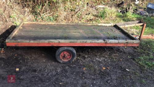 9 X 4.5' FLATBED TRAILER