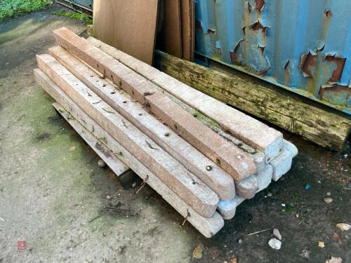 12 X 7' CONCRETE POSTS