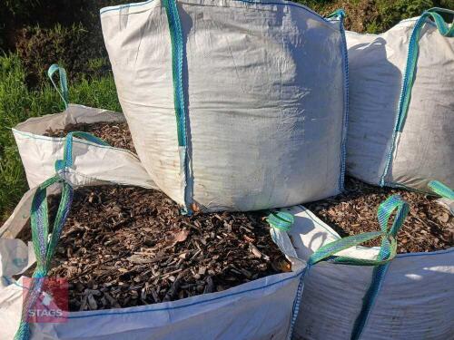 2 X DUMPY BAGS OF WOOD CHIP/MULCH