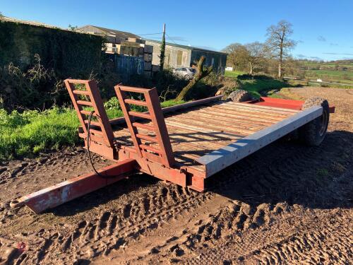 20' SINGLE AXLE DIGGER TRAILER
