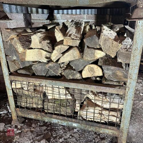 CRATE OF MIXED HARDWOOD LOGS (7)