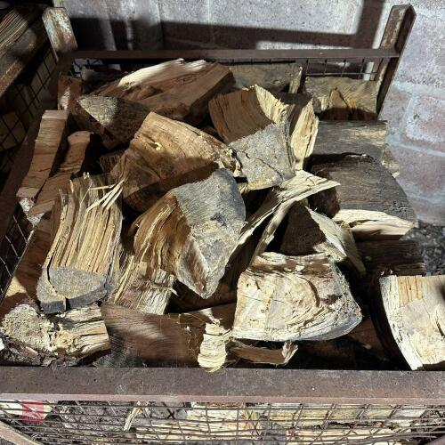 CRATE OF MIXED HARDWOOD LOGS (5)