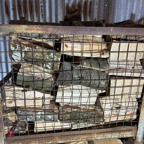 CRATE OF MIXED HARDWOOD LOGS (1)