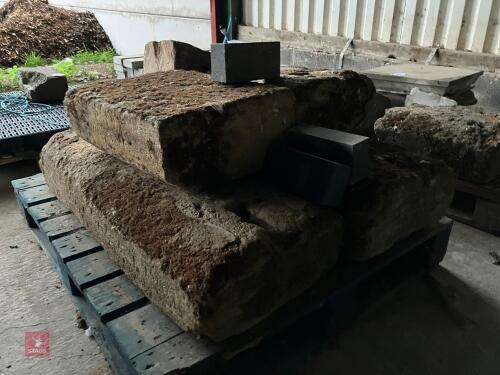 4 HAMSTONE COPINGS & STADDLESTONES (75)