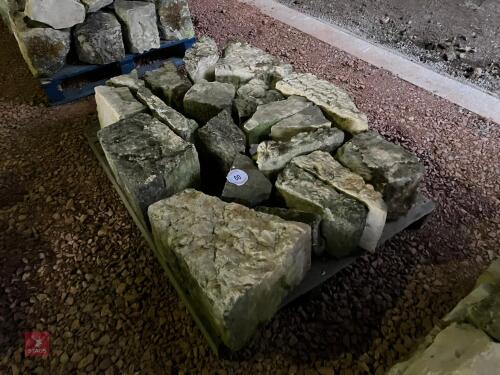 PALLET OF WHITE LIAS STONE (60)