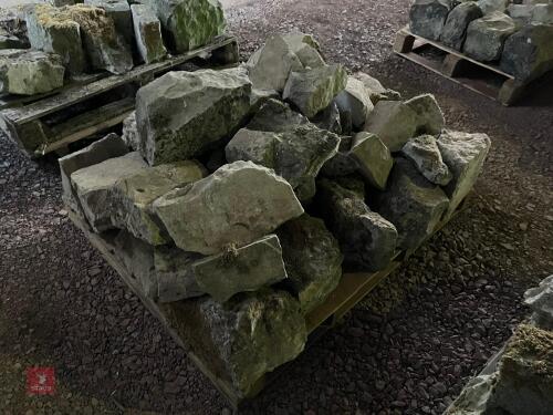 PALLET OF WHITE LIAS STONE (63)
