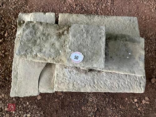 4 BLUE LIAS FLAGSTONES (50)