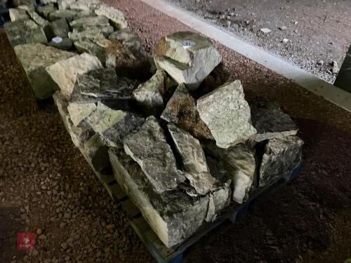PALLET OF WHITE LIAS STONE (61)