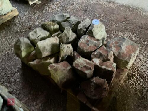 PALLET OF WHITE LIAS STONE (51)