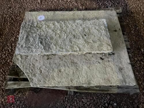 2 BLUE LIAS FLAGSTONES (37)