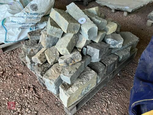 DUMPY BAG OF BLUE LIAS STONE (19)