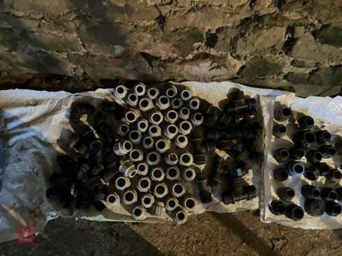 LRG QTY PLASSON PLASTIC PLUMBING FIXINGS