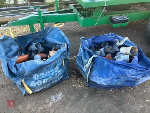 2 BAGS OF PIPEWORK JOINERS