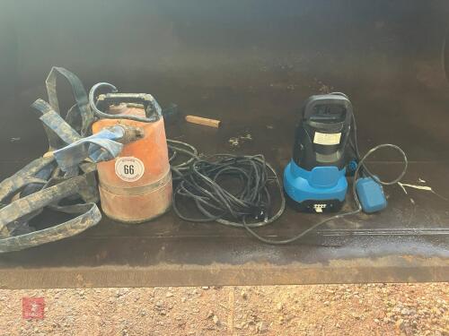 2 SUBMERSIBLE PUMPS (66)