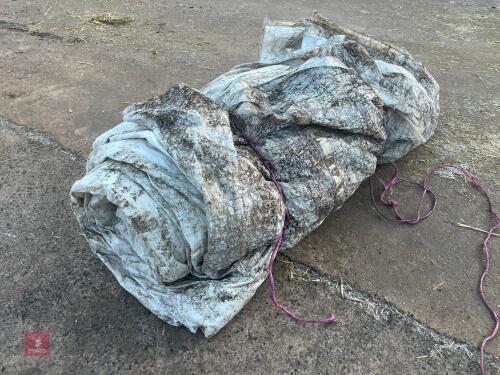 LARGE WHITE TARPAULIN