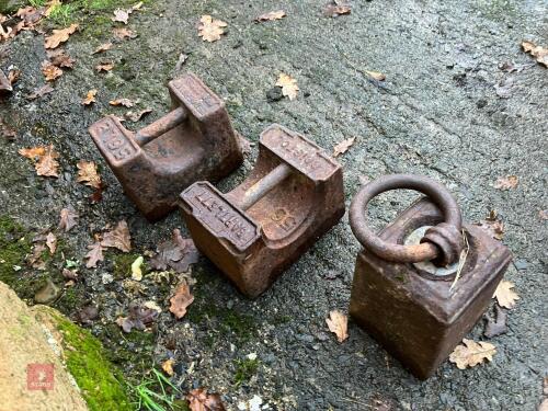 3 X 56LB WEIGHTS