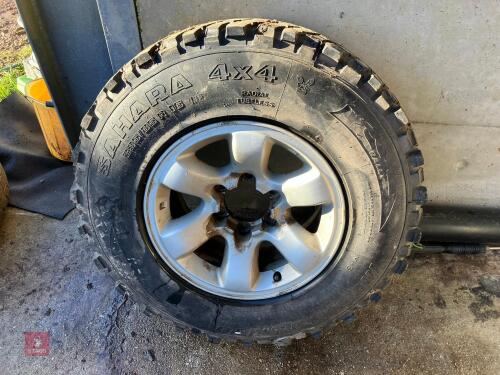 2.85/85R16 OFF ROAD WHEEL & TYRE