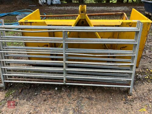 4 GALVANISED 6' SHEEP HURDLES