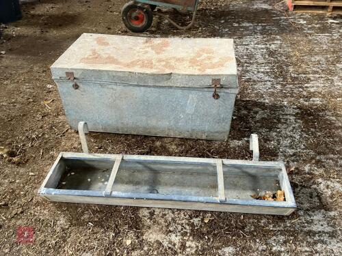 4' HOOK ON FEED TROUGH & FEED CHEST