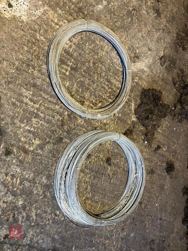2 REELS OF STEEL WIRE
