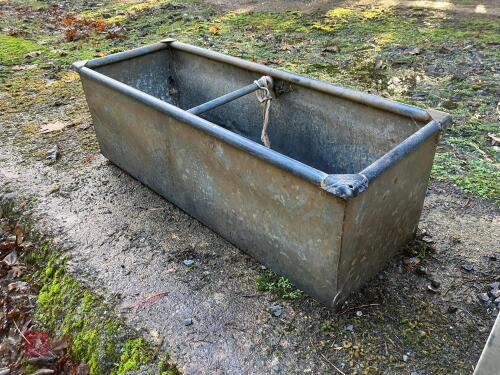 GALVANISED 4' WATER TROUGH
