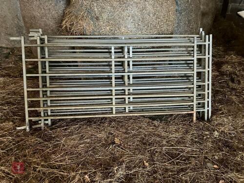 6 GALVANISED 6' SHEEP HURDLES
