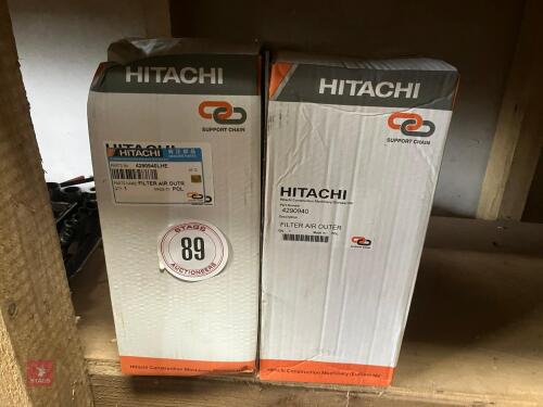 2 HITACHI DIGGER FILTERS (89)
