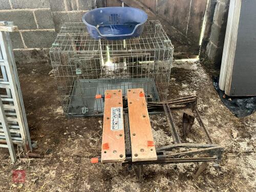 DOG CAGE & B&D WORKMATE