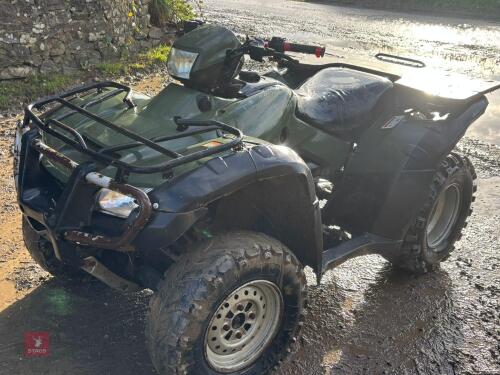 2010 HONDA 500 4WD QUAD BIKE