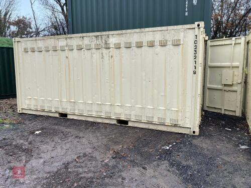 USED 20' X 8' SHIPPING CONTAINER