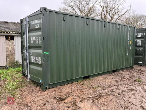 20' X 8' SHIPPING CONTAINER