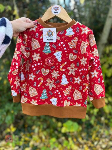 2-3YRO JUMPER IN OUR RED GINGERBREAD